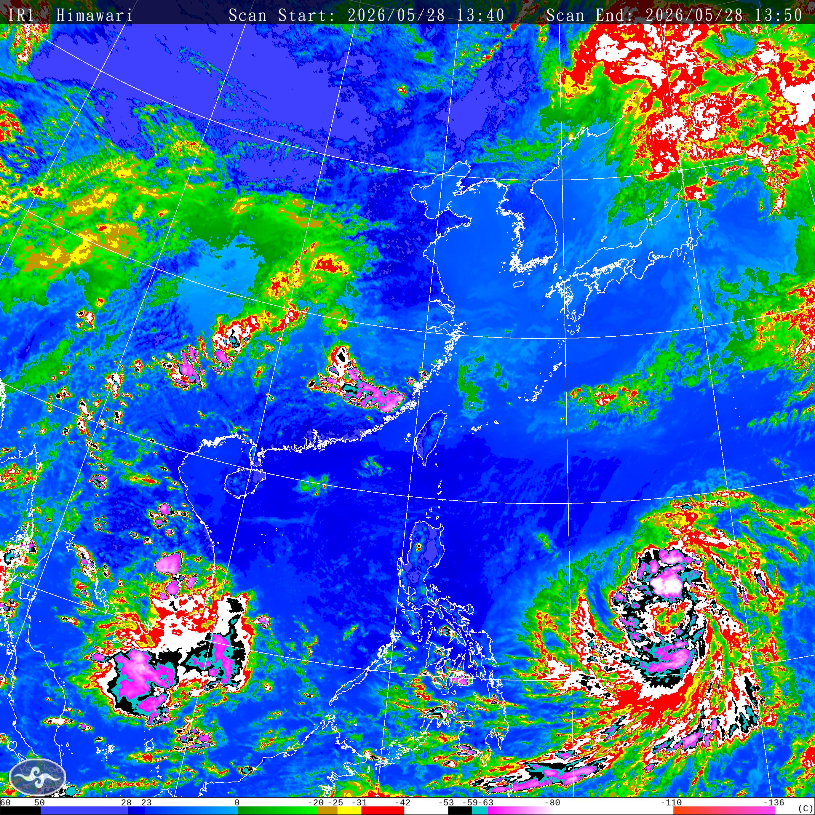 Satellite East Asia